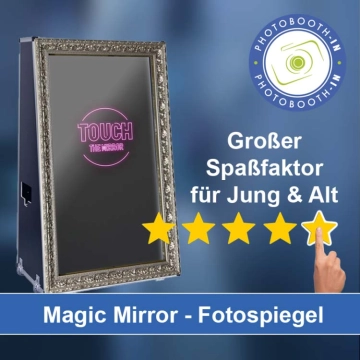 In Kornwestheim einen Magic Mirror Fotospiegel mieten
