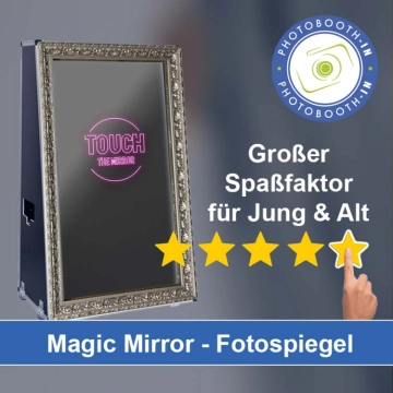 In Korschenbroich einen Magic Mirror Fotospiegel mieten