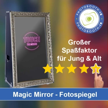 In Kreuzwertheim einen Magic Mirror Fotospiegel mieten