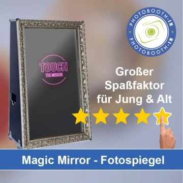 In Kröpelin einen Magic Mirror Fotospiegel mieten