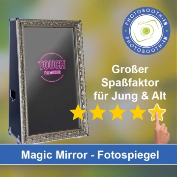 In Kronach einen Magic Mirror Fotospiegel mieten