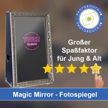 In Laboe einen Magic Mirror Fotospiegel mieten