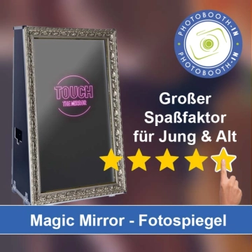 In Ladenburg einen Magic Mirror Fotospiegel mieten
