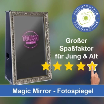 In Lambsheim einen Magic Mirror Fotospiegel mieten