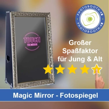 In Langen (Hessen) einen Magic Mirror Fotospiegel mieten