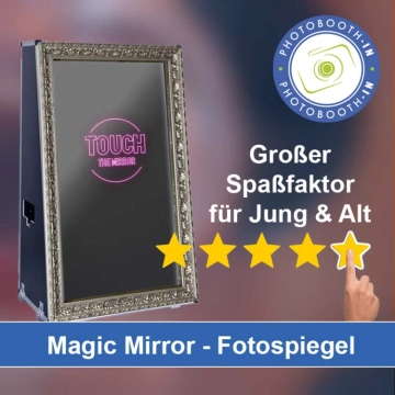 In Langenargen einen Magic Mirror Fotospiegel mieten