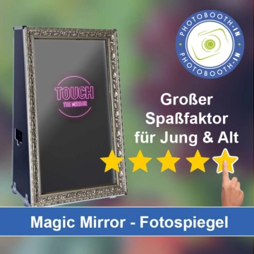 In Langenau einen Magic Mirror Fotospiegel mieten