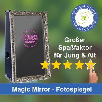 In Langenberg einen Magic Mirror Fotospiegel mieten
