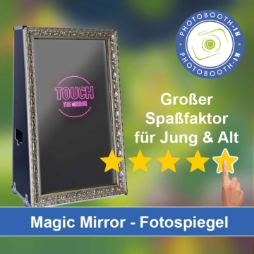 In Langenenslingen einen Magic Mirror Fotospiegel mieten