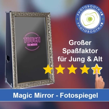 In Langensendelbach einen Magic Mirror Fotospiegel mieten