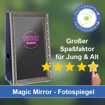 In Lauben (Oberallgäu) einen Magic Mirror Fotospiegel mieten