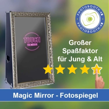 In Lauterbach (Hessen) einen Magic Mirror Fotospiegel mieten