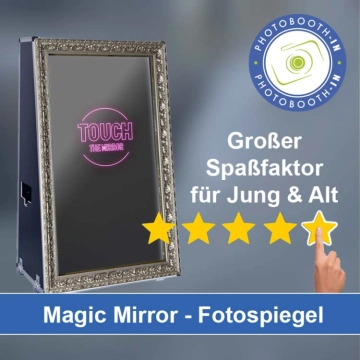 In Lebus einen Magic Mirror Fotospiegel mieten