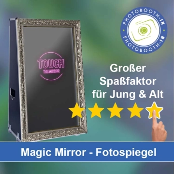 In Leinach einen Magic Mirror Fotospiegel mieten