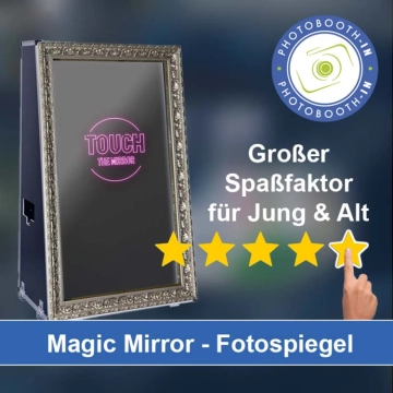 In Leutersdorf (Sachsen) einen Magic Mirror Fotospiegel mieten