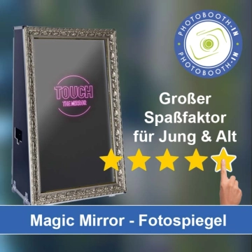 In Lichtenfels (Hessen) einen Magic Mirror Fotospiegel mieten