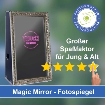 In Lichtenfels (Oberfranken) einen Magic Mirror Fotospiegel mieten