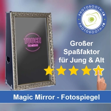 In Lichtenstein (Sachsen) einen Magic Mirror Fotospiegel mieten
