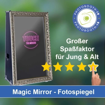 In Lichtenstein (Württemberg) einen Magic Mirror Fotospiegel mieten