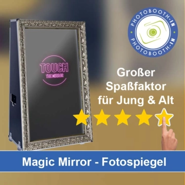 In Liebenau (Niedersachsen) einen Magic Mirror Fotospiegel mieten
