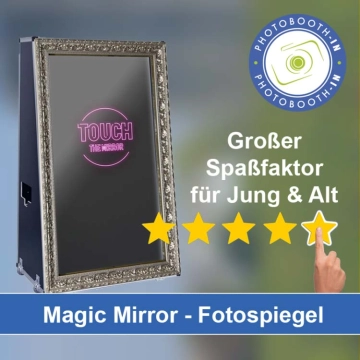In Liebenburg einen Magic Mirror Fotospiegel mieten