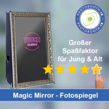 In Liebenwalde einen Magic Mirror Fotospiegel mieten