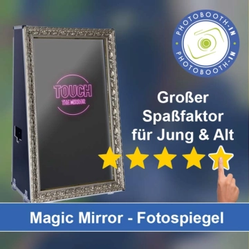 In Lindenberg im Allgäu einen Magic Mirror Fotospiegel mieten