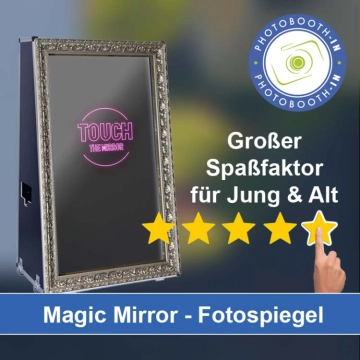 In Linsengericht einen Magic Mirror Fotospiegel mieten