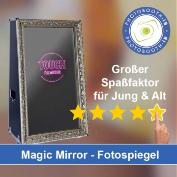 In Litzendorf einen Magic Mirror Fotospiegel mieten