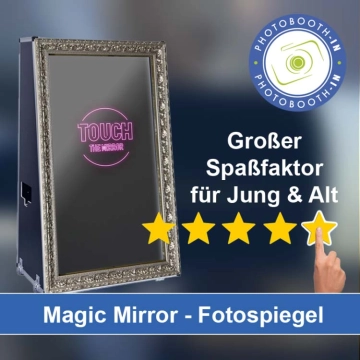 In Löchgau einen Magic Mirror Fotospiegel mieten