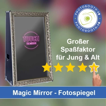 In Lörrach einen Magic Mirror Fotospiegel mieten