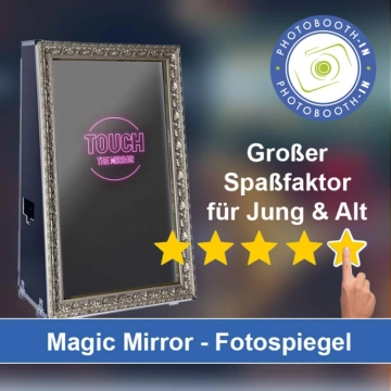 In Löwenberger Land einen Magic Mirror Fotospiegel mieten