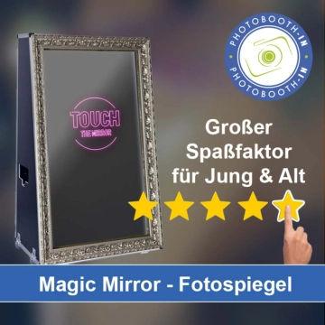 In Lohmen (Sachsen) einen Magic Mirror Fotospiegel mieten