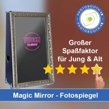 In Lommatzsch einen Magic Mirror Fotospiegel mieten