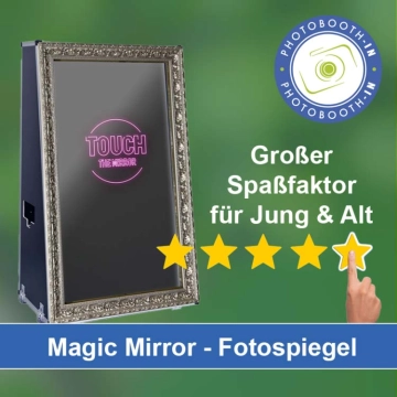 In Loxstedt einen Magic Mirror Fotospiegel mieten