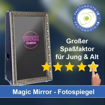 In Luckau (Niederlausitz) einen Magic Mirror Fotospiegel mieten