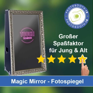 In Luckenwalde einen Magic Mirror Fotospiegel mieten