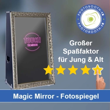 In Ludwigsau einen Magic Mirror Fotospiegel mieten