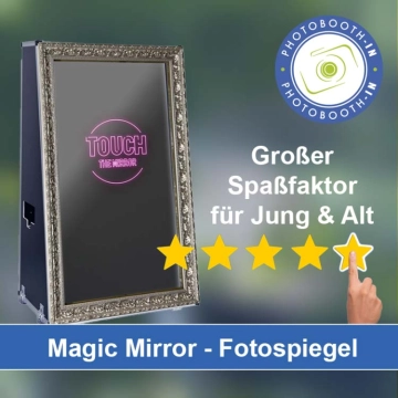 In Ludwigsfelde einen Magic Mirror Fotospiegel mieten