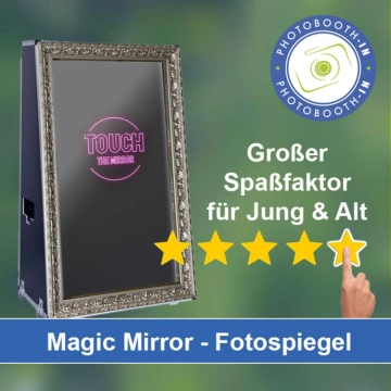 In Lübben (Spreewald) einen Magic Mirror Fotospiegel mieten