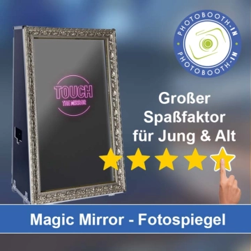 In Lübbenau/Spreewald einen Magic Mirror Fotospiegel mieten