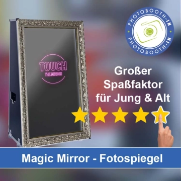 In Lüdersdorf einen Magic Mirror Fotospiegel mieten