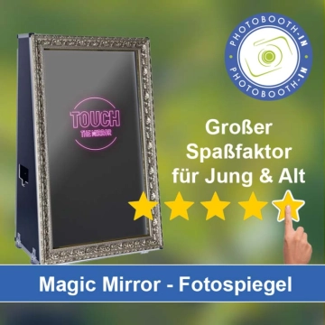 In Lütjenburg einen Magic Mirror Fotospiegel mieten