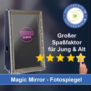 In Lunzenau einen Magic Mirror Fotospiegel mieten