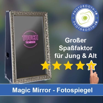 In Lychen einen Magic Mirror Fotospiegel mieten