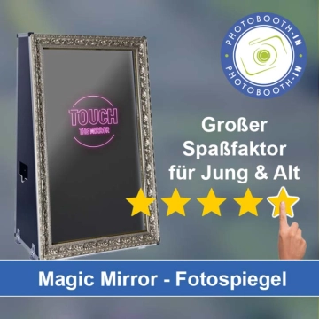 In Magstadt einen Magic Mirror Fotospiegel mieten