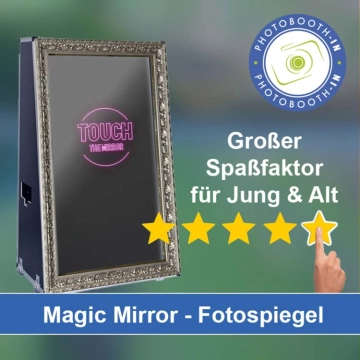 In Mahlberg einen Magic Mirror Fotospiegel mieten