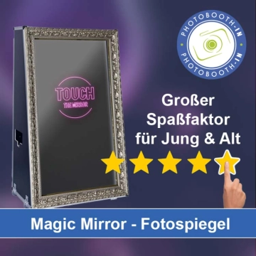 In Mainaschaff einen Magic Mirror Fotospiegel mieten