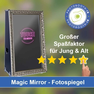 In Malente einen Magic Mirror Fotospiegel mieten