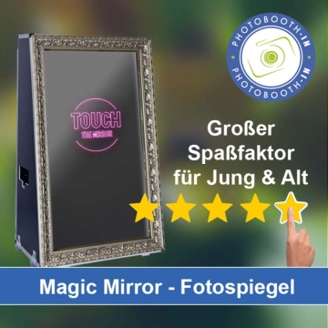 In Malsch bei Wiesloch einen Magic Mirror Fotospiegel mieten